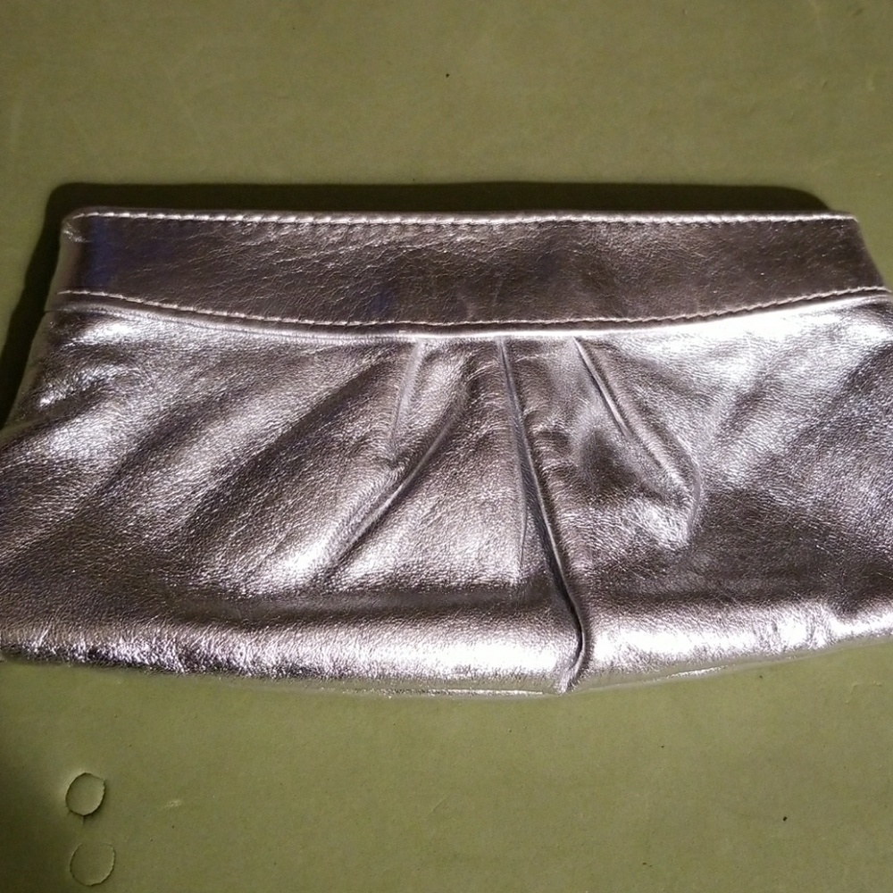Lauren Merlin Silver Clutch